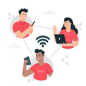 Rotear internet com celular da empresa