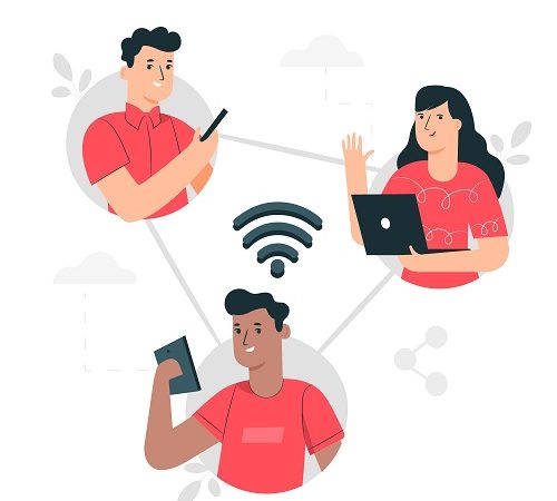 Rotear internet com celular da empresa